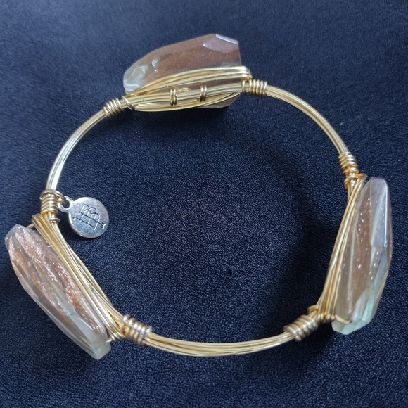 Bourbon And Bowties Gold Wire Wrapped Bracelet - Picture 10 of 11